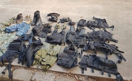 Desmantelan en Veracruz bodega con equipamiento táctico presuntamente del CJNG