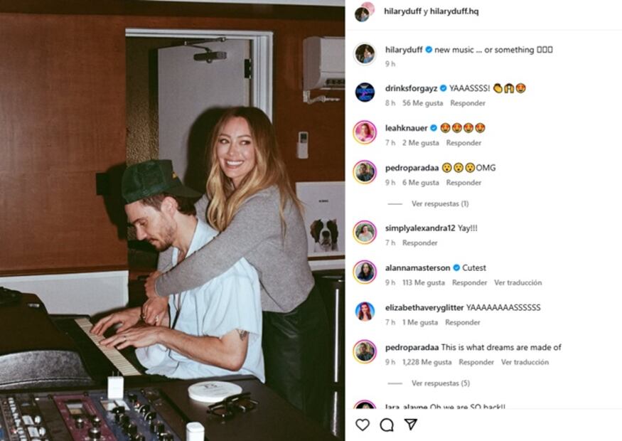 Con estas imágenes la cantante anunció su regreso a la música. Foto: Instagram.