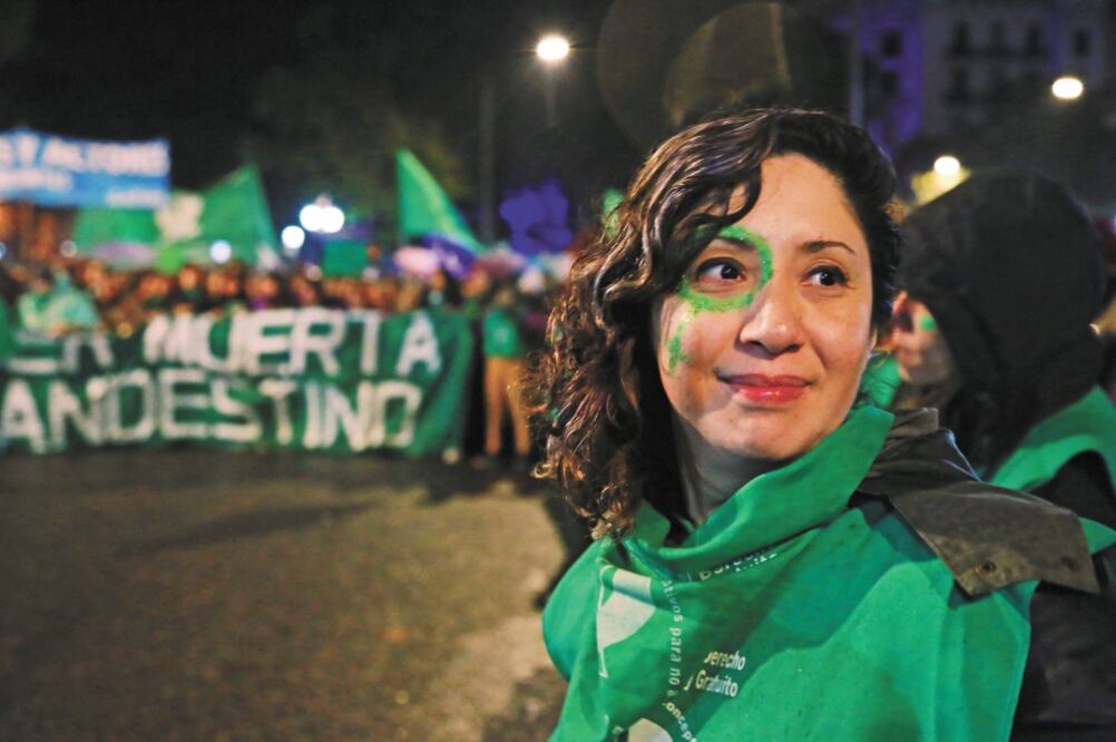 Laura Salomé Canteros, activista pro aborto legal (CORTESÍA)