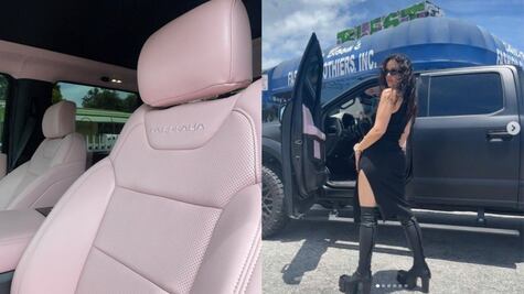 “La Rosalía” presume su nueva Ford Raptor totalmente personalizada