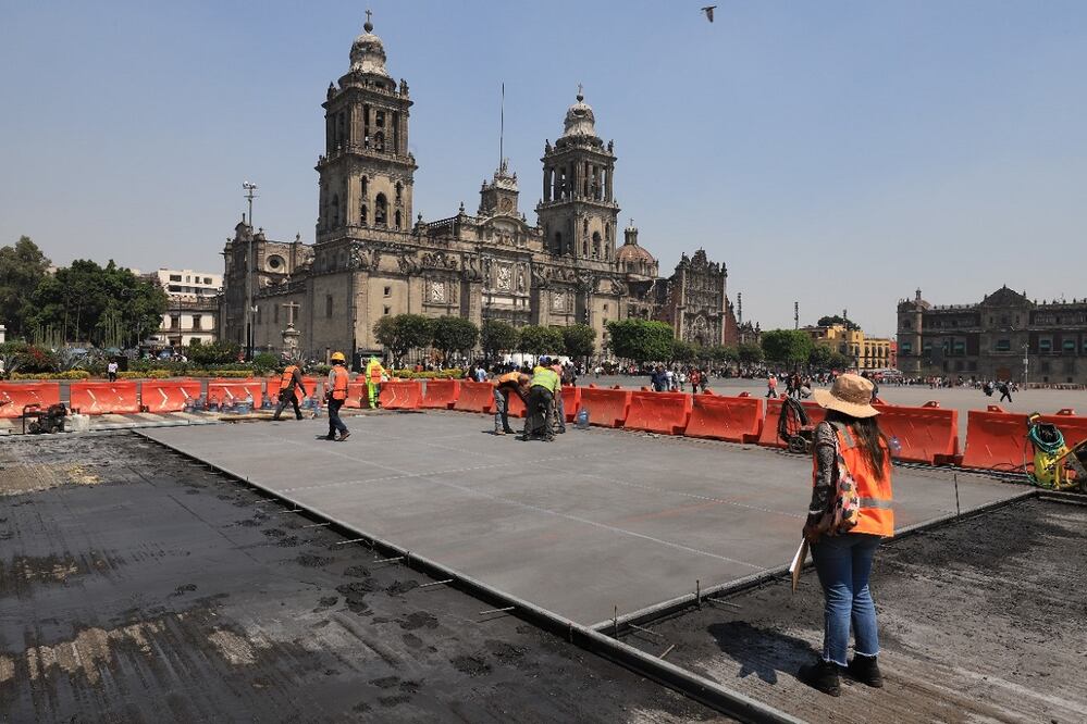 Zócalo peatonal. Foto. Especial