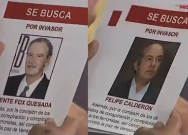 Venezuela distribuirá carteles de “se busca” contra Calderón, Fox y otros expresidentes; “son unos delincuentes”: Diosdado Cabello
