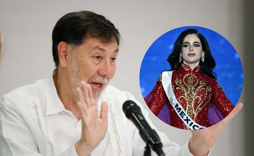 Gerardo Fernández Noroña condena campaña "misógina y miserable" contra Fátima Bosch. Fotos: Diego Simón Sánchez/ EL UNIVERSAL y AFP