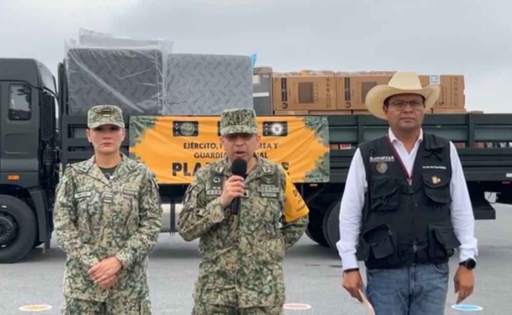 Las autoridades han entregado más de 7 mil paquetes de enseres en Tamaulipas (16/05/2025). Foto: Especial