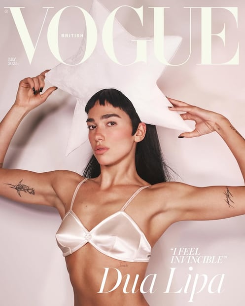 Portada de la edición británica de la revista Vogue, Julio 2025. Foto: X