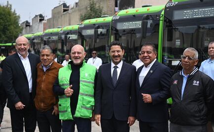 En su último día de gobierno, Batres da banderazo de salida a 50 nuevas unidades eléctricas de RTP