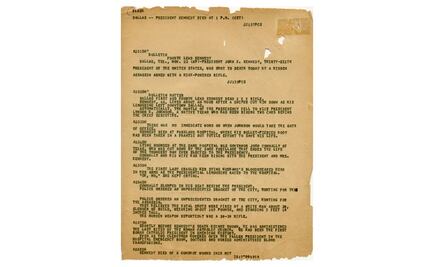 Entérate. Consulta aquí los archivos secretos sobre el asesinato de Kennedy