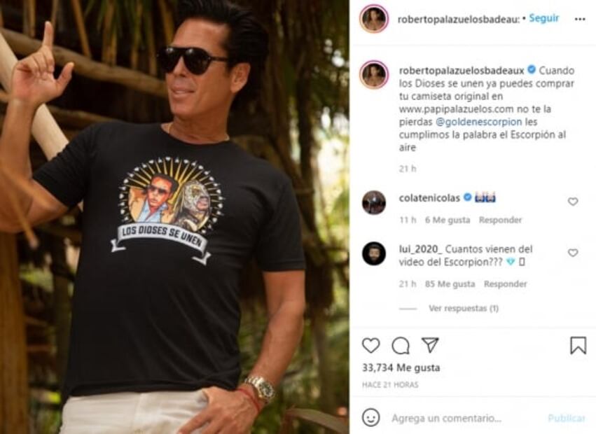 Roberto Palazuelos "chamaquea" al Escorpión Dorado