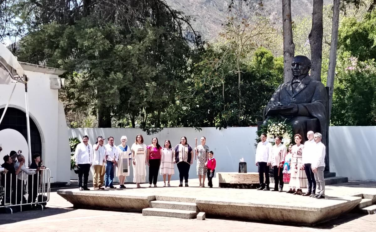 Sheinbaum declara a Margarita Maza como primera embajadora histórica de México (20/03/2026). Foto: Eduardo Dina / EL UNIVERSAL