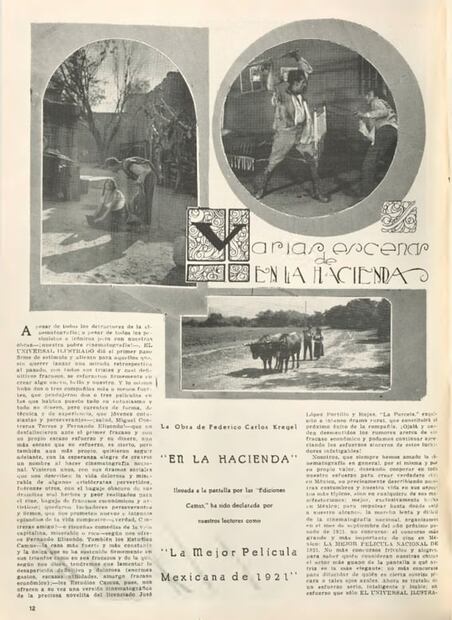 "En la Hacienda", la mejor película de 1921