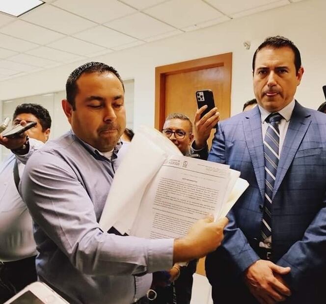 El 14 de diciembre del año 2022, Noé Ramos acudió al Congreso del Estado para denunciar que, como alcalde, en un lapso de 45 días ya había recibido dos amenazas de muerte. Pidió seguridad, pero no se la dieron. (Foto: especial)