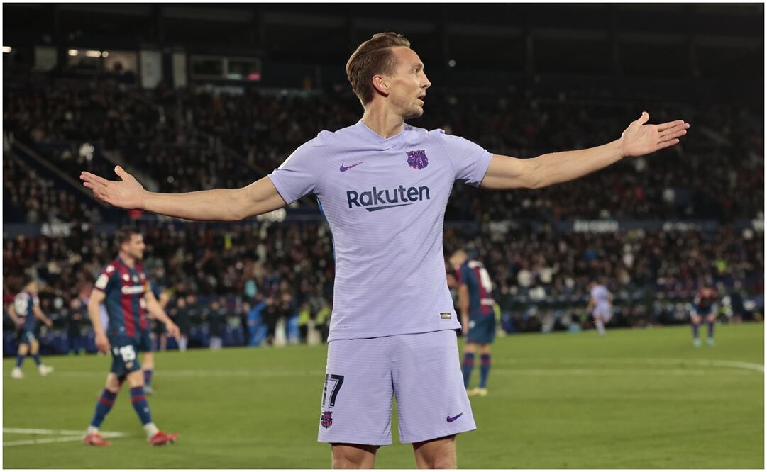 Barcelona logra remontar ante el Levante gracias a Luuk De Jong / FOTO: EFE