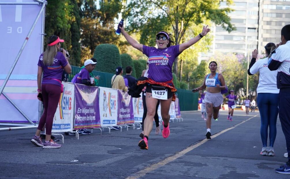 Carrera "EncarreradasMH 2025" celebra a las mujeres; más de 3 mil participantes en Miguel Hidalgo. Foto: Omar Díaz