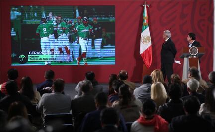 AMLO promueve campaña contra las adicciones con pelotero acusado de violencia doméstica