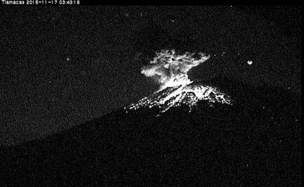 Popocatépetl volcano registers 62 exhalations and 10 explosions