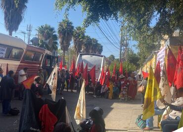 Liga Internacional de la Lucha de los Pueblos se manifiesta frente a la Sedatu; ¿Qué solicitan?