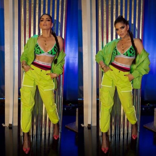Ana Bárbara se une a la tendencia de mostrar la ropa interior