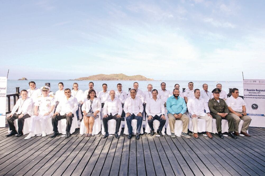 Ayer se inauguró la Primera Reunión Regional Zona Centro de la Conferencia de Secretarios de Seguridad Pública (ARCHIVO. EL UNIVERSAL)