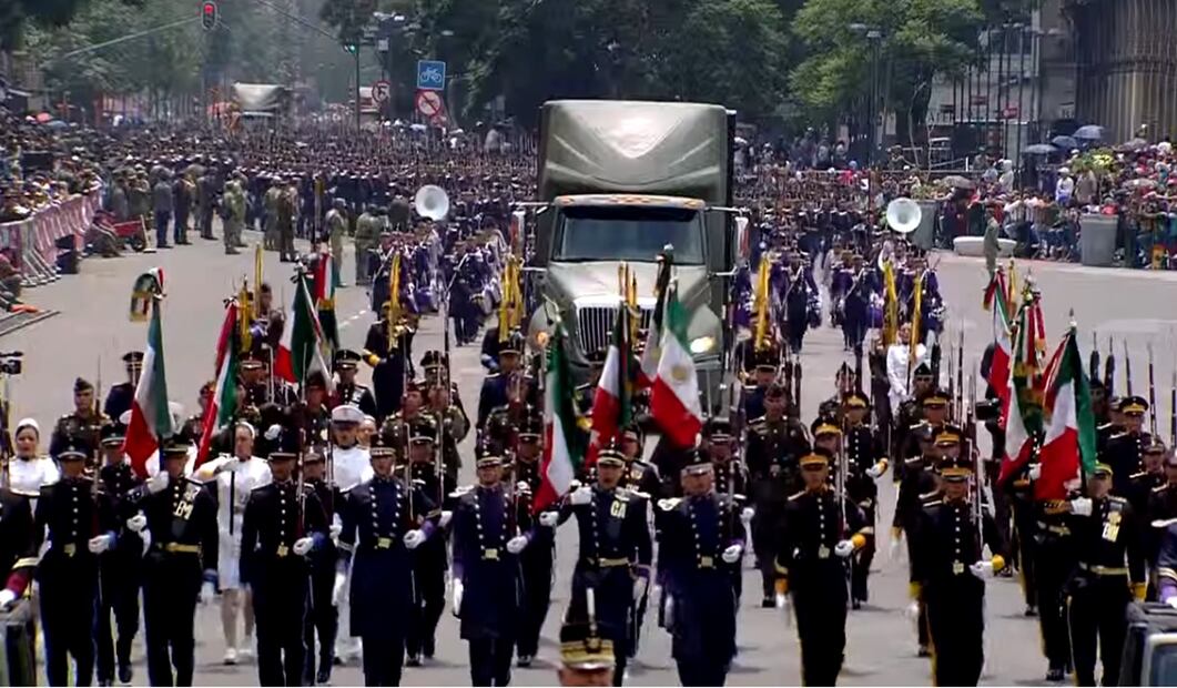 Desfile militar 2023. Foto: especial