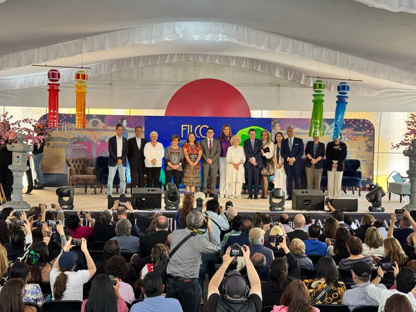 También estuvieron presentes la esposa del Embajador de Japón, María Mercedes Mediavilla de Honsei, así como de la secretaria de Cultura del estado de Coahuila, Esther Quintana Salinas. (Foto: especial)