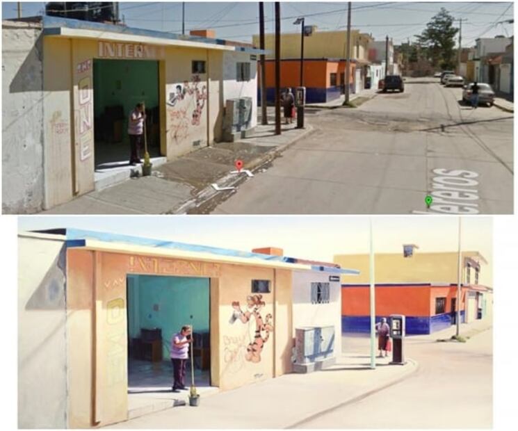 South Korean artist portrays the beauty of daily life in northern Mexico from afar