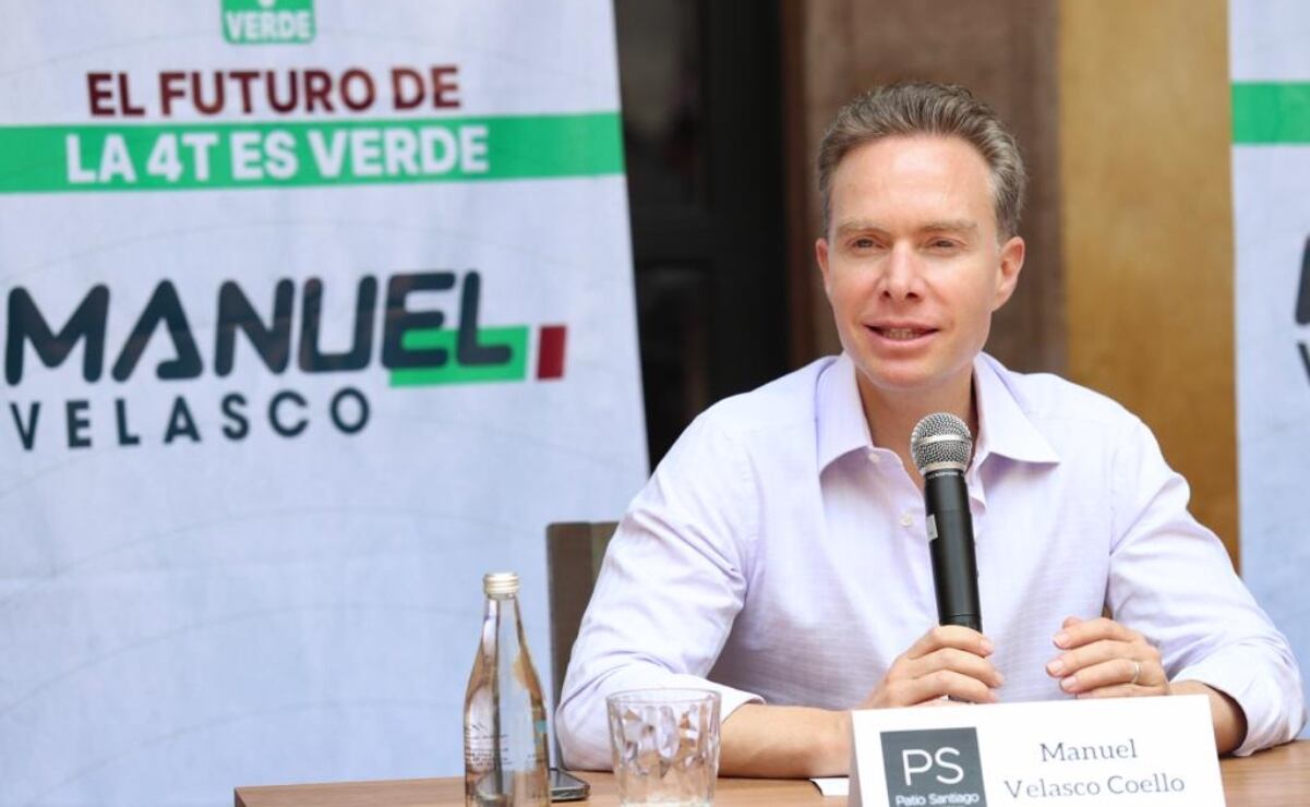 Manuel Velasco Coello, coordinador del grupo parlamentario del Partido Verde en el Senado. Foto: Especial