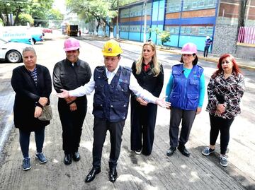Giovani Gutiérrez supervisa obras de drenaje en Coyoacán para evitar inundaciones