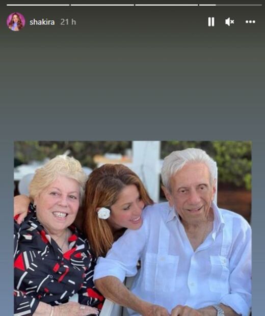 Shakira dedica conmovedoras palabras a su padre William, por su cumpleaños: "Héroe de mi vida"
