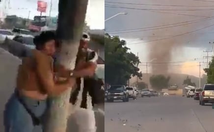 VIDEOS. Las impresionantes imágenes del tornado que sorprendió en Guamúchil, Sinaloa 