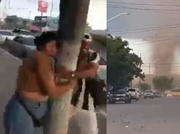 VIDEOS. Las impresionantes imágenes del tornado que sorprendió en Guamúchil, Sinaloa