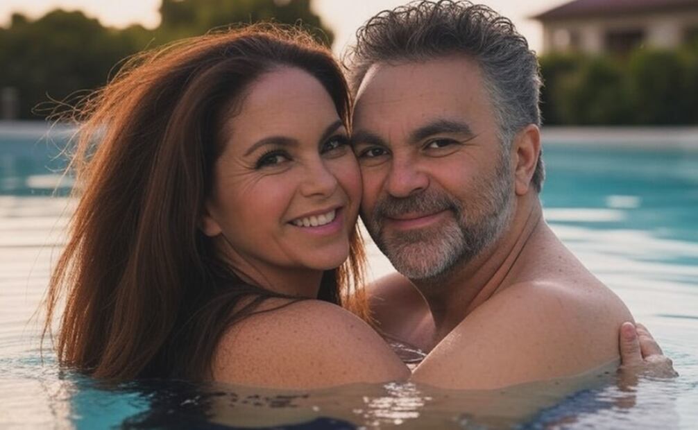 Juntan a Lucero y Mijares con Inteligencia Artificial. Fans que desean volver a verlos juntos como pareja, crearon fotos y las compartieron en redes, dijeron que la pareja se la pasó así en Acapulco, donde recibieron el 2025.
