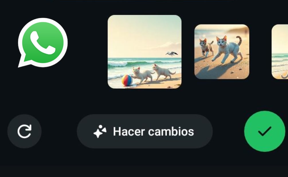 Utiliza Meta AI para crear temas de chats únicos. Foto. Captura de pantalla