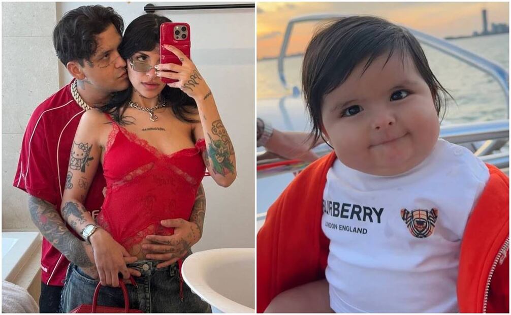 Nodal, Cazzu y su hija Inti fascinan en redes.