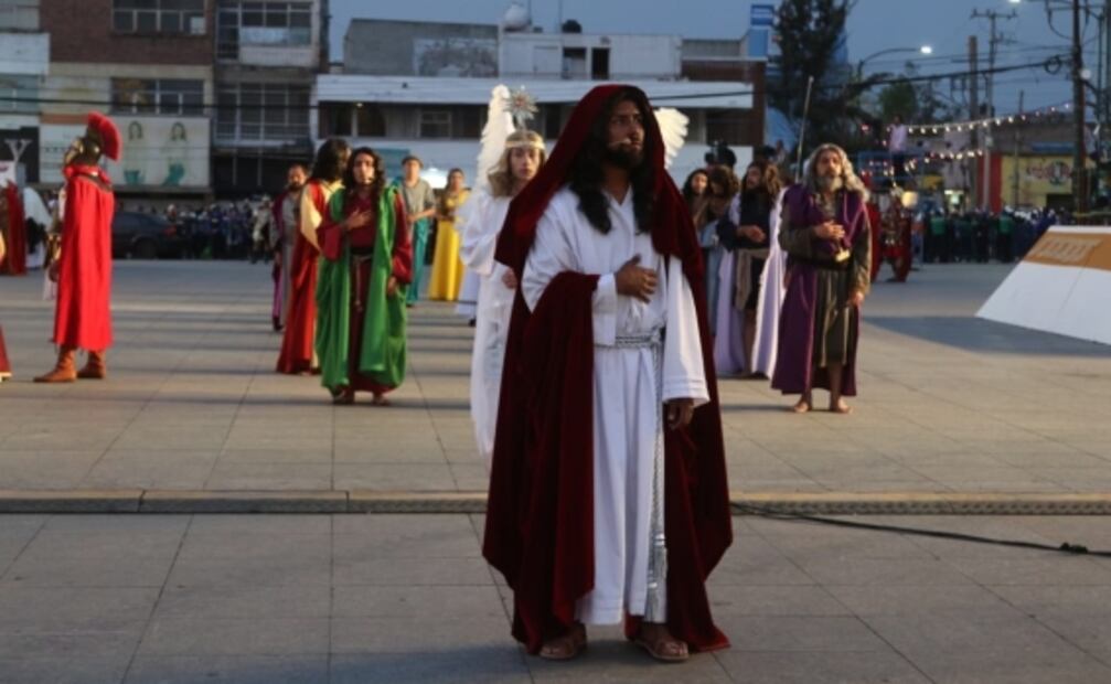 Con formato híbrido, comienza primer acto de la Pasión de Cristo en Iztapalapa