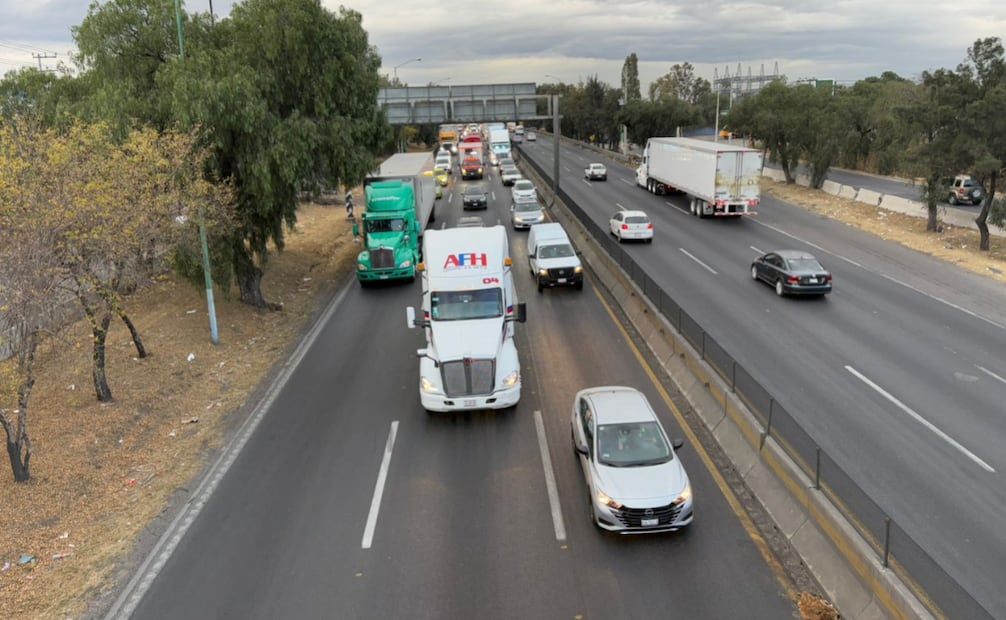 Transportistas del Edomex modifican vías afectadas por bloqueo (16/01/2025). Foto: Especial