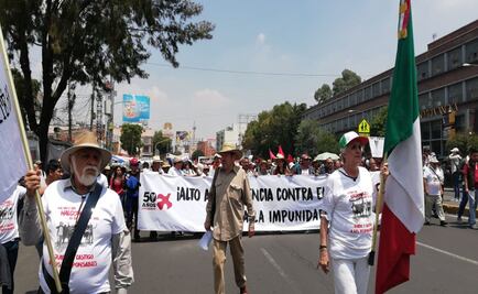 Marcha Comité 68 en conmemoración del 47 aniversario del "Halconazo"