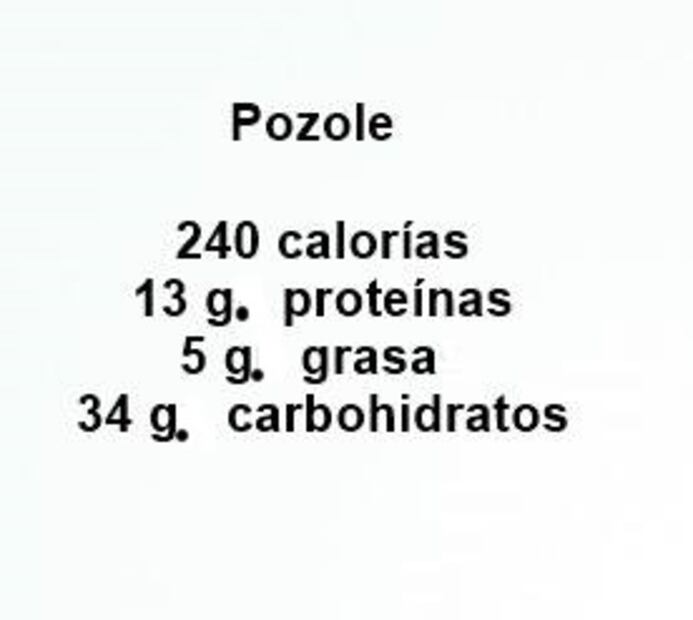 Alimentos con más calorías que un pozole