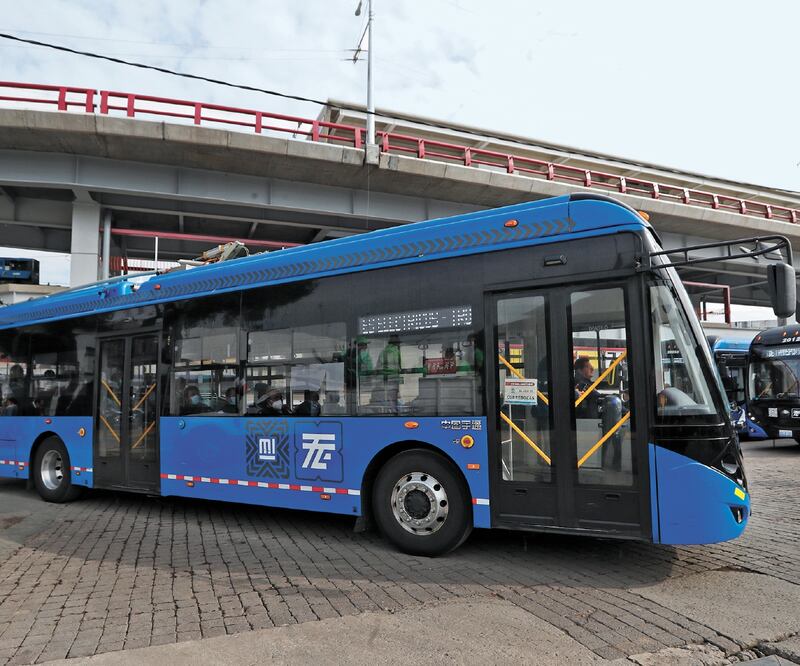 El Trolebús Elevado comenzó sus pruebas operativas en septiembre del año pasado. Foto: Archivo EL UNIVERSAL