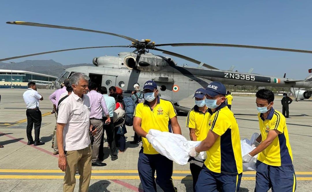 Los nueve fallecidos pertenecían a una expedición de 22 personas que quedó atrapada el lunes en una montaña del estado de Uttarakhand. Foto: X @krishnabgowda