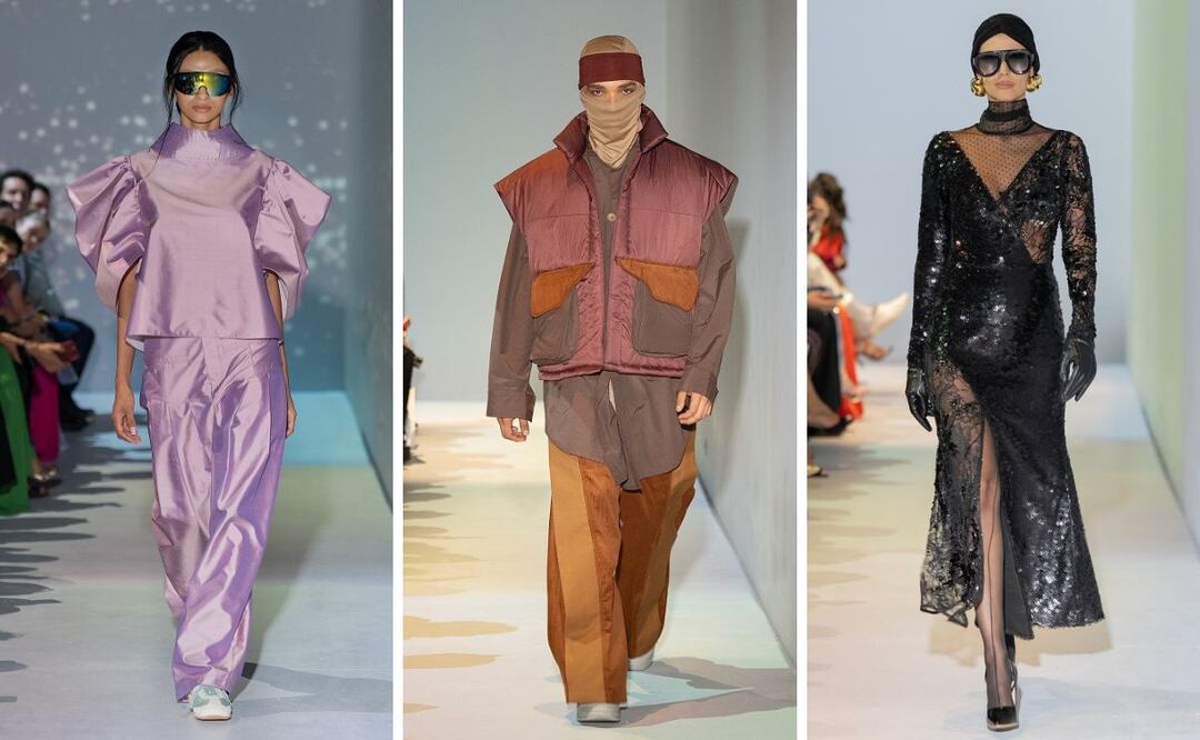 Diseños de Cancino, Diego Zúñiga y Alfredo Martínez. Foto: Cortesía