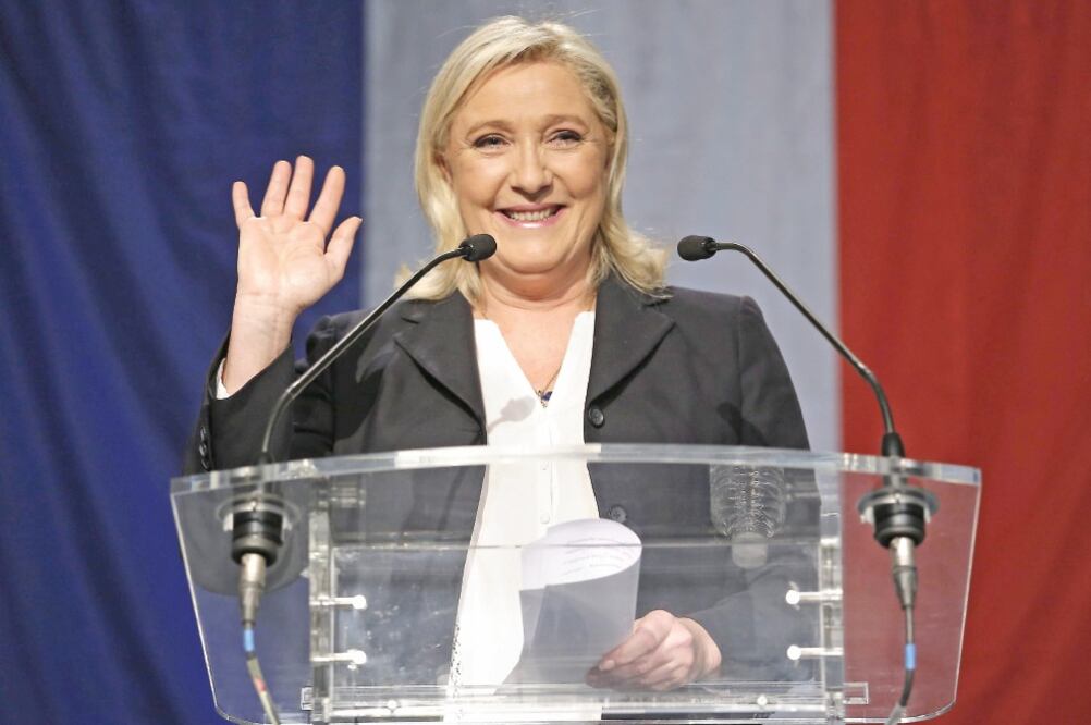 Marine Le Pen, líder del derechista Frente Nacional. Foto: EFE/Archivo