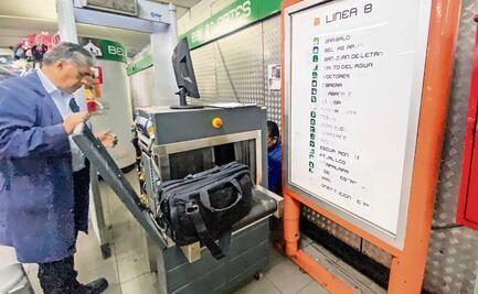 En desuso, 14 de 23 detectores de metal y rayos X en el Metro