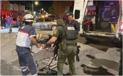 Guardia Civil de SLP impacta puesto y aceite hirviendo de frituras quema a mujer 