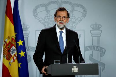 Rajoy disuelve Parlamento catalán; convoca elecciones regionales el 21 de diciembre