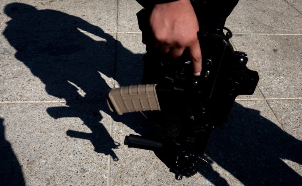 Desfile por el Día del Policía. Foto: Luis Camacho