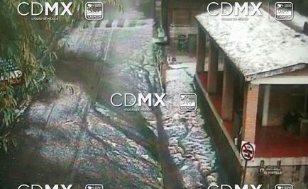 Graniza en zona poniente de CDMX