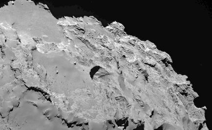 Observan actividad en pozos del cometa 67P