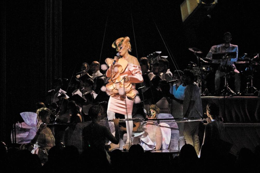 La artista ofreció cinco conciertos en el Parque Bicentenario, con proyecciones tridimensionales y audio inmersivo. Foto/CORTESÍA