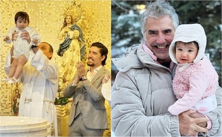 Así fue el discreto bautizo de Mía, la nieta de Alejandro Fernández