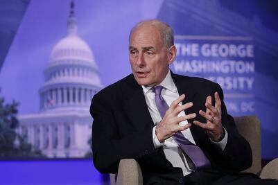 Es esencial construir el muro, dice John Kelly